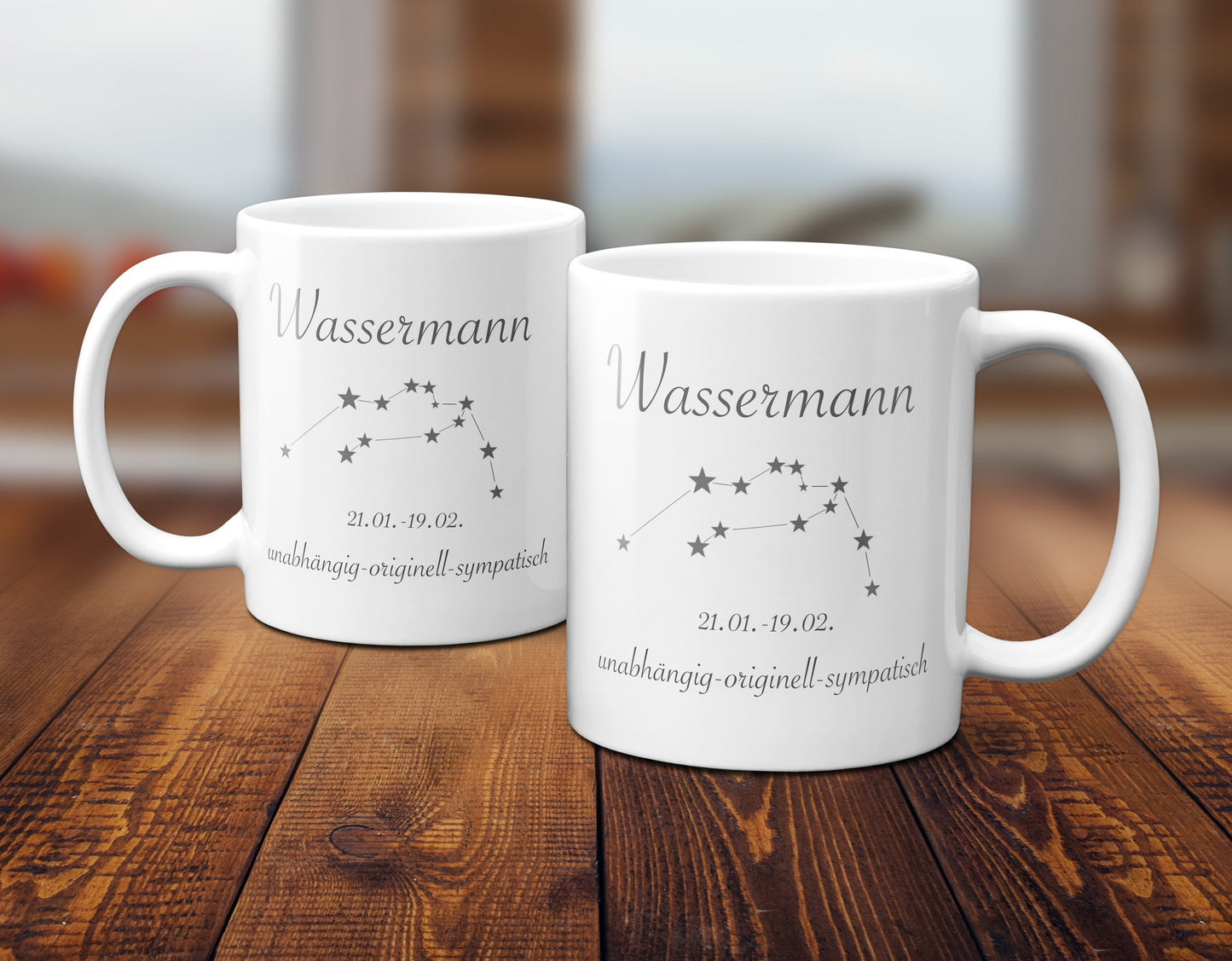 Sternzeichen Wassermann - Tasse