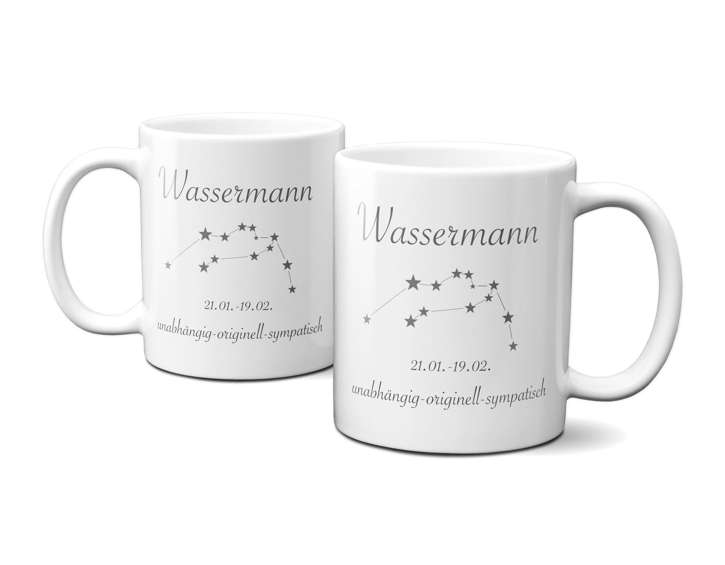 Sternzeichen Wassermann - Tasse