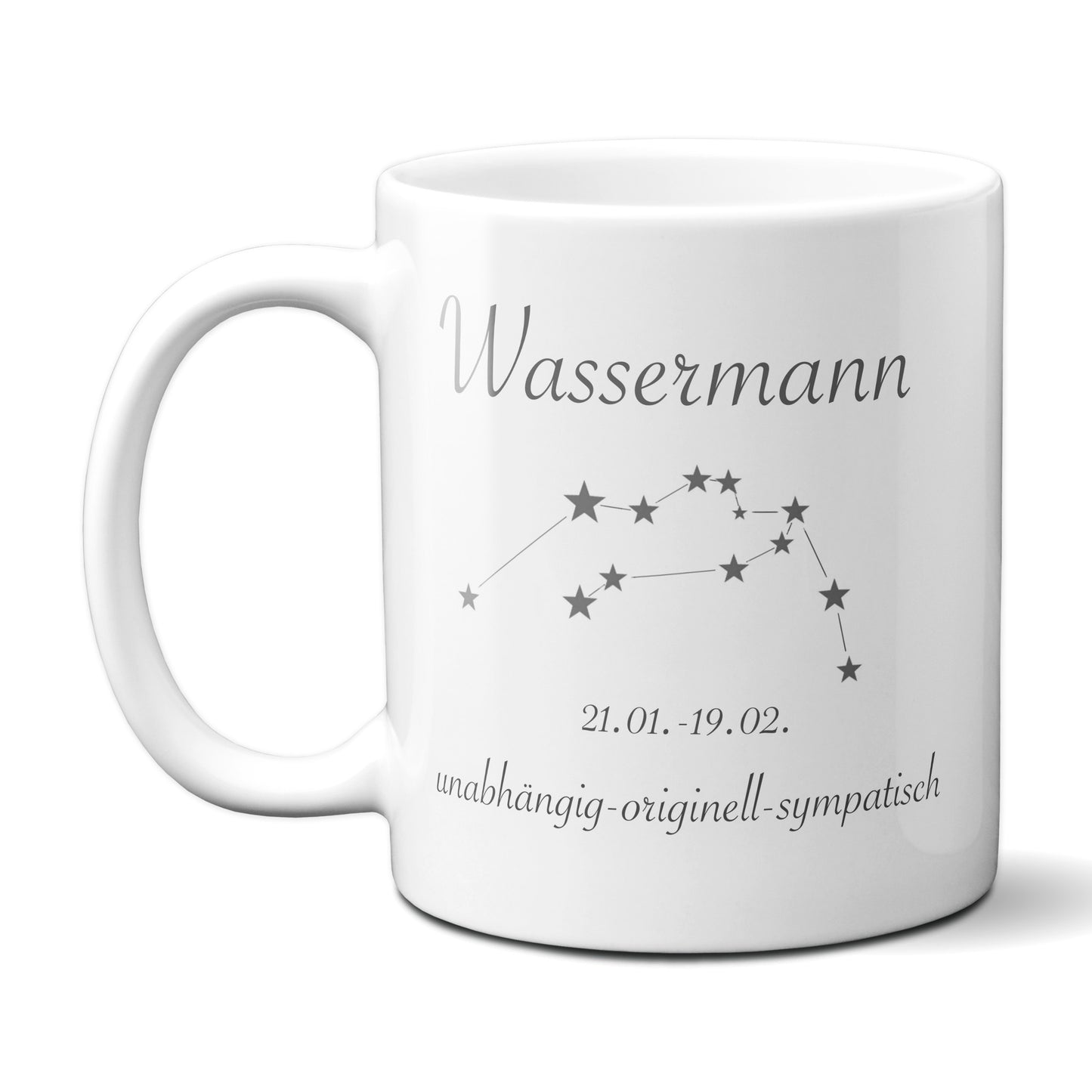 Sternzeichen Wassermann - Tasse