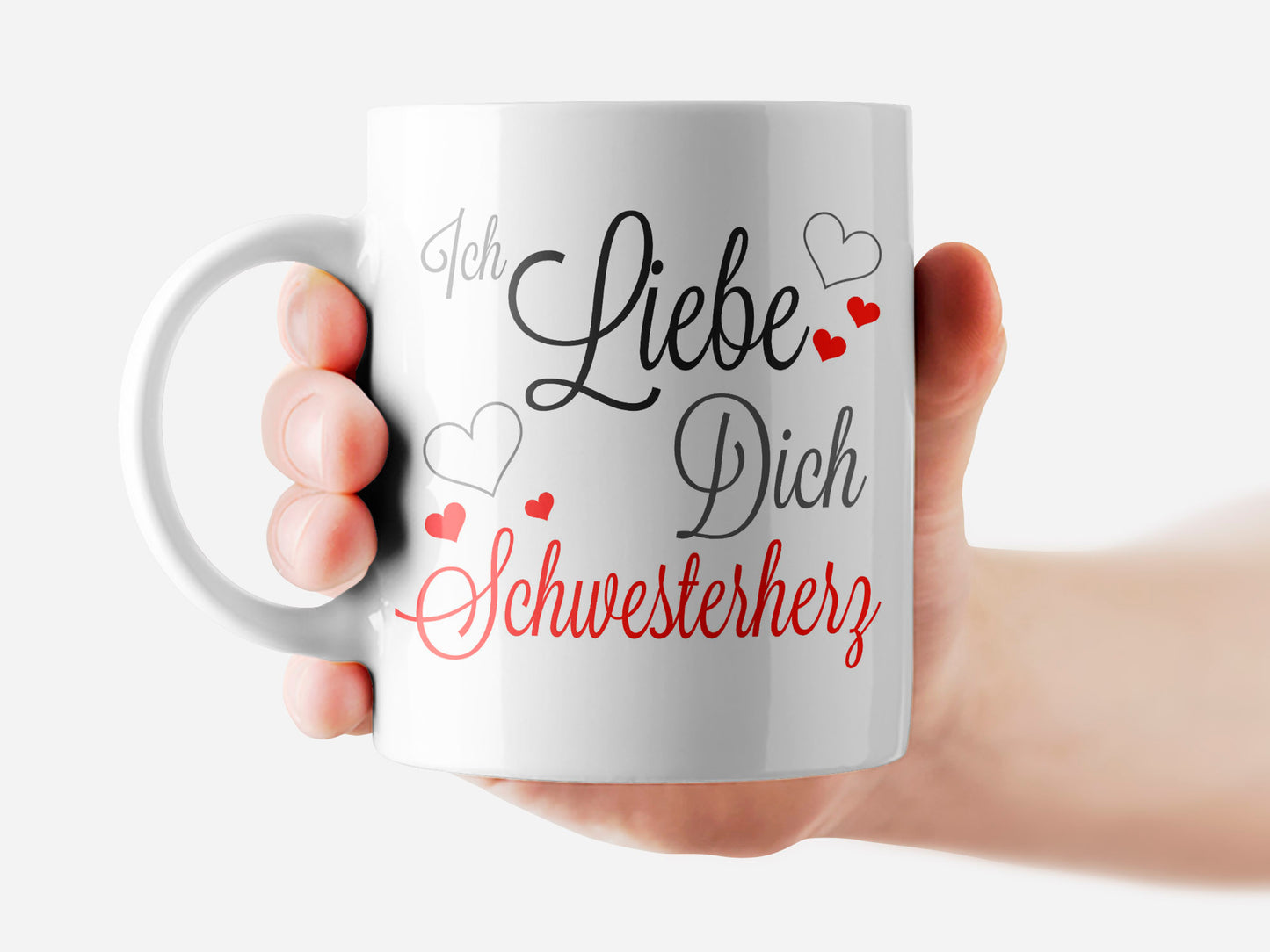 Ich liebe Dich Schwesterherz - Tasse