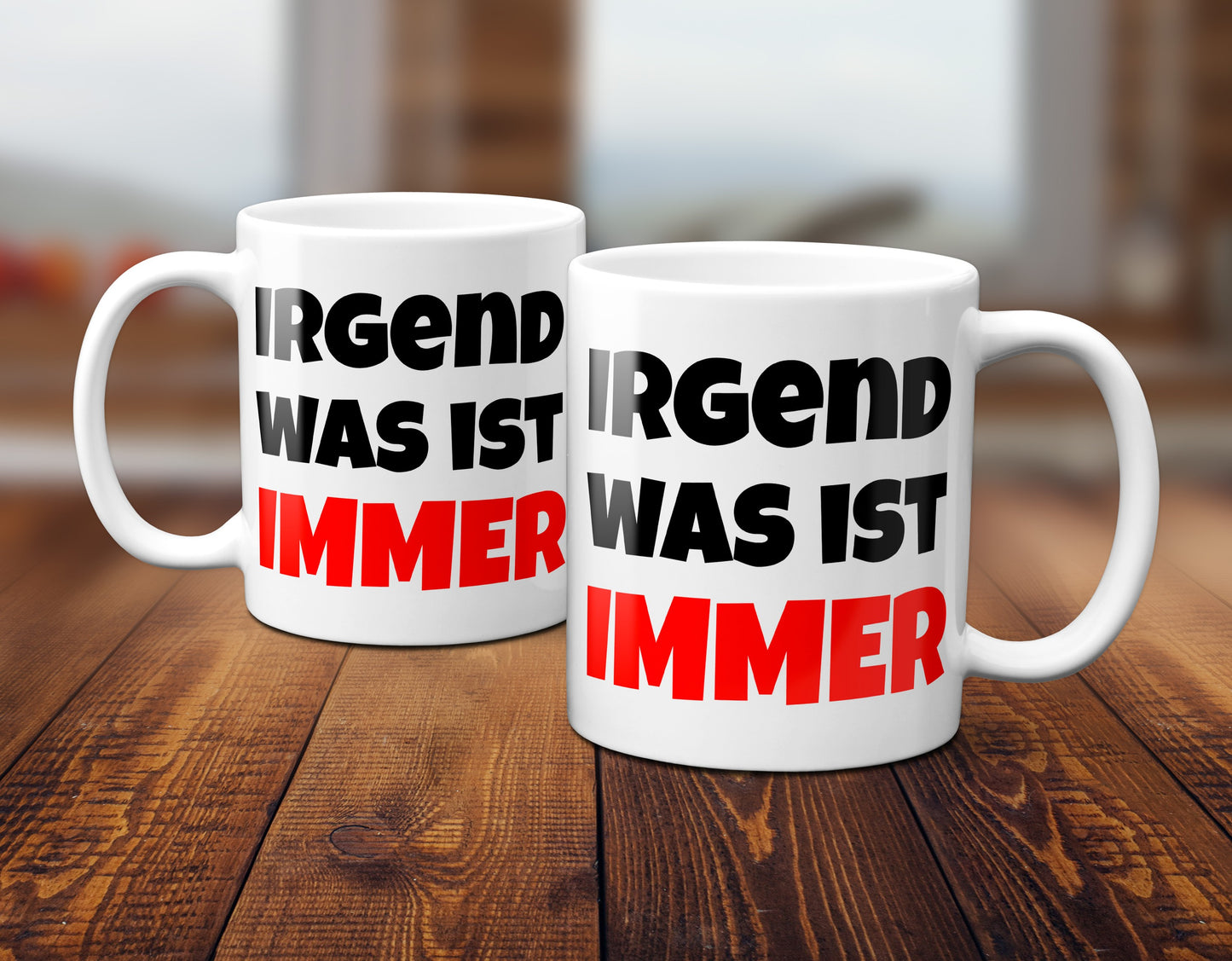 Irgendwas ist immer... - Tasse