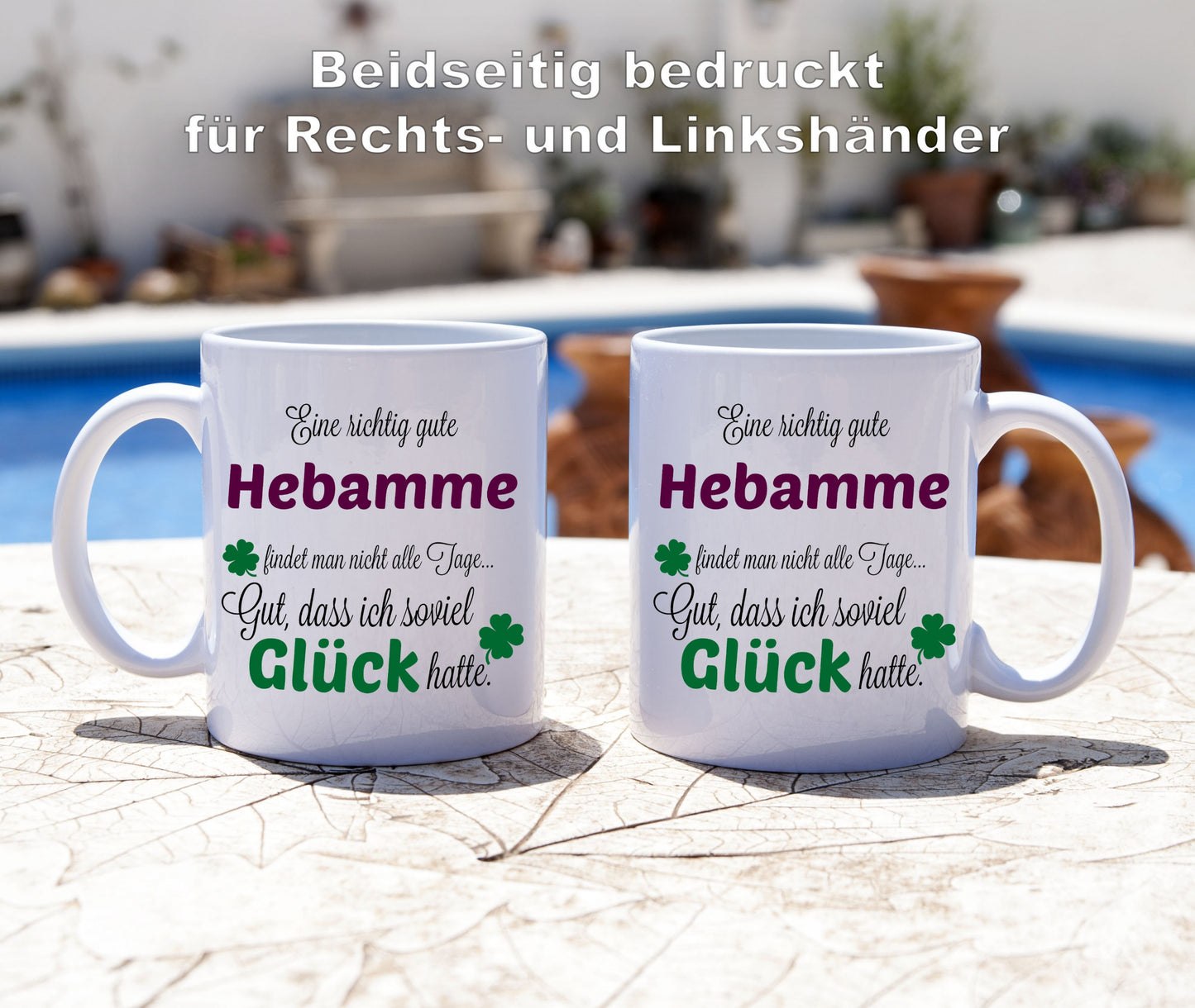 Eine gute Hebamme... - Tasse - Kaffeebecher - Geschenk