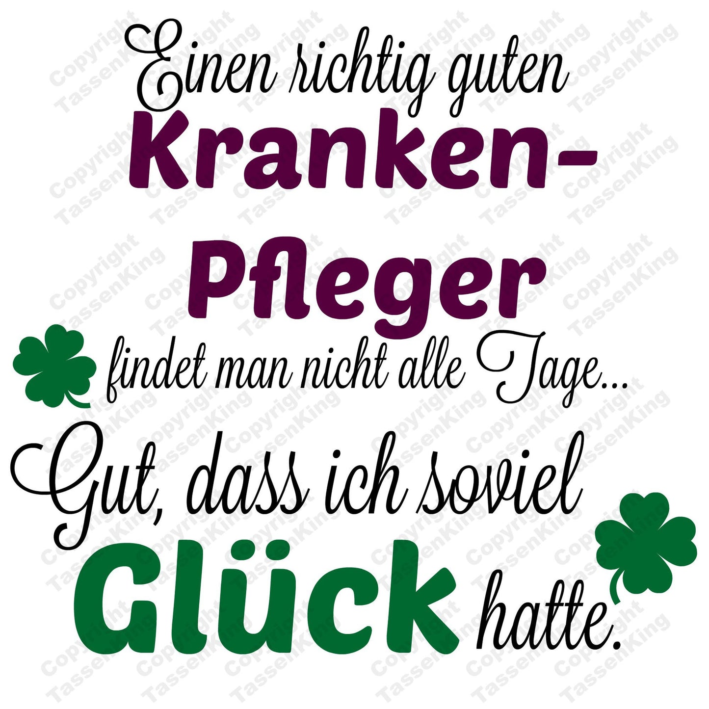 Einen guten Krankenpfleger... - Tasse - Kaffeebecher - Geschenk
