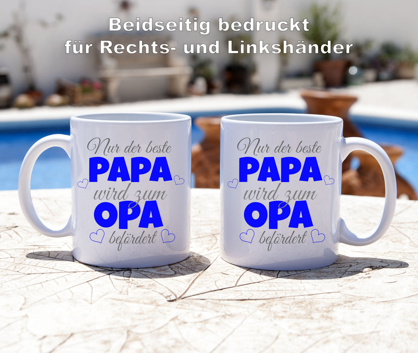 Nur der beste Papa wird zum Opa befördert - Tasse