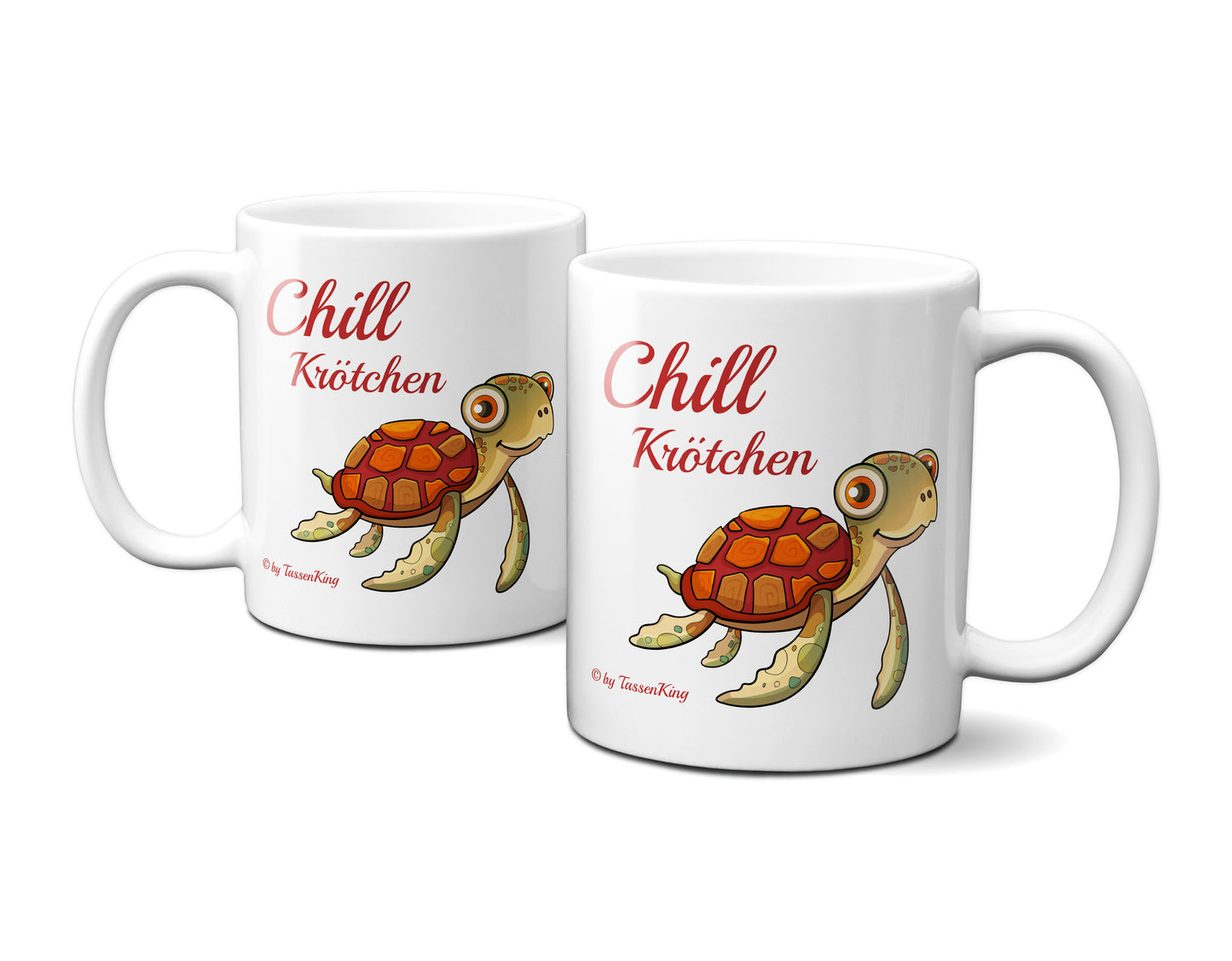 Chill Krötchen / Kaffeetasse mit süßer Schildkröte
