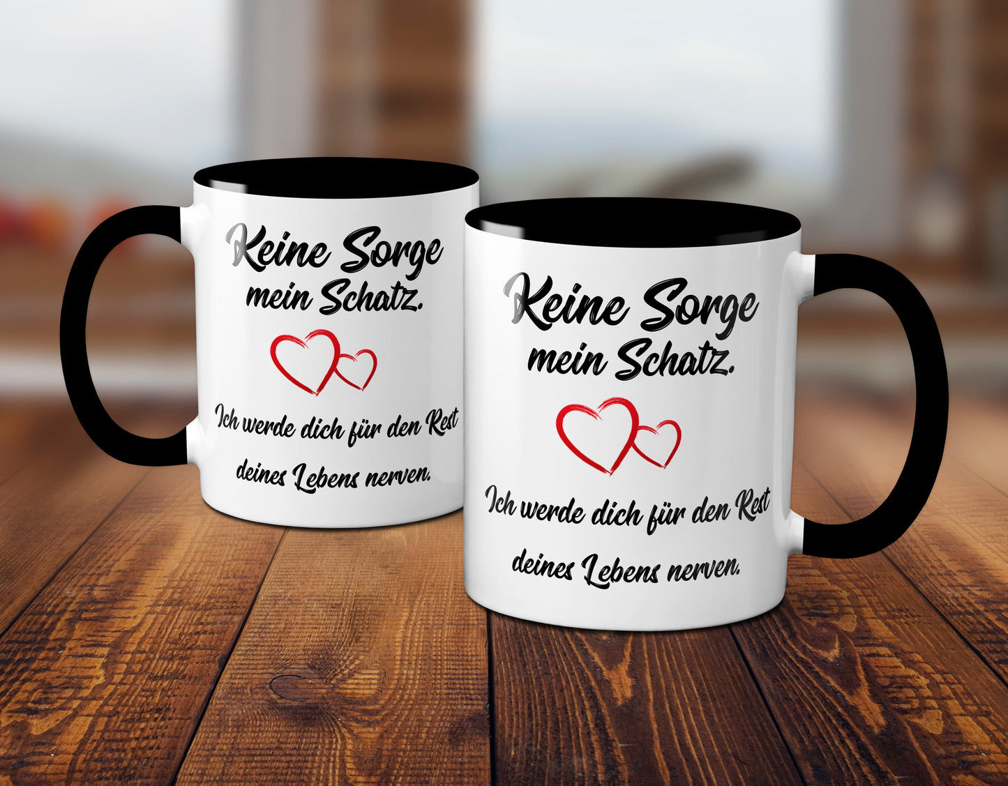 Keine Sorge mein Schatz, ich werde dich für den Rest... (schwarz)