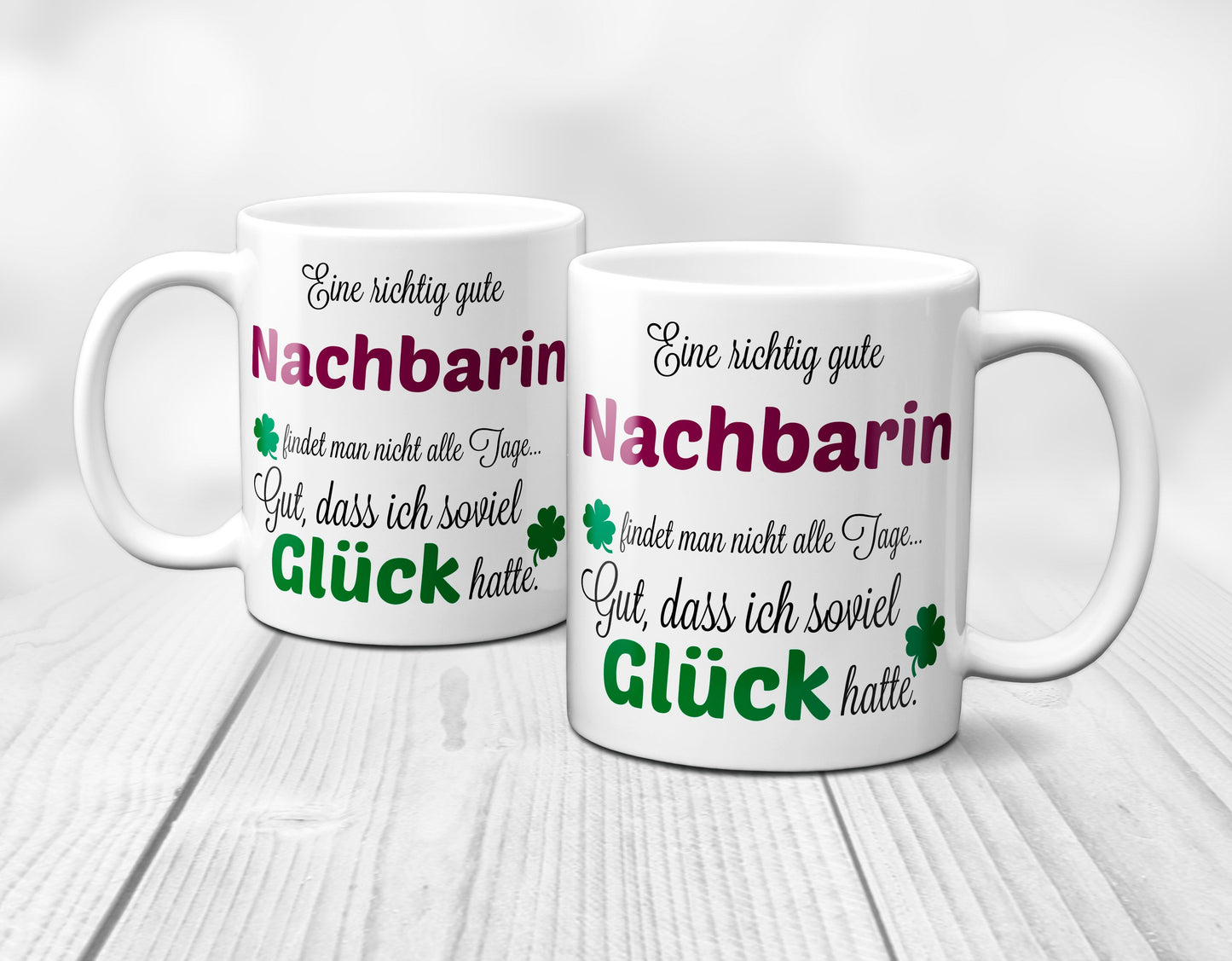 Eine gute Nachbarin... - Tasse - Kaffeebecher - Geschenk