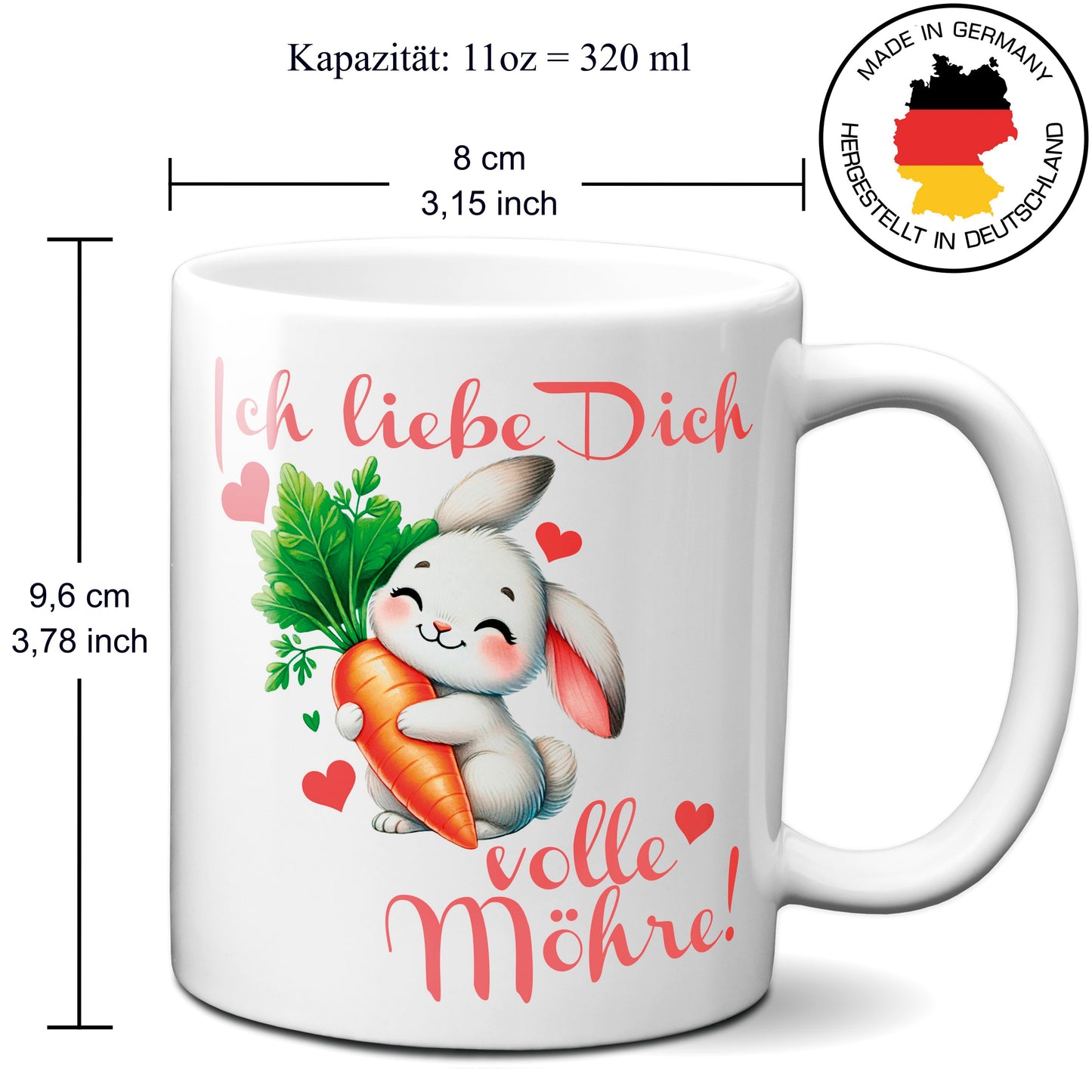 Ich liebe Dich volle Möhre - Valentinstag