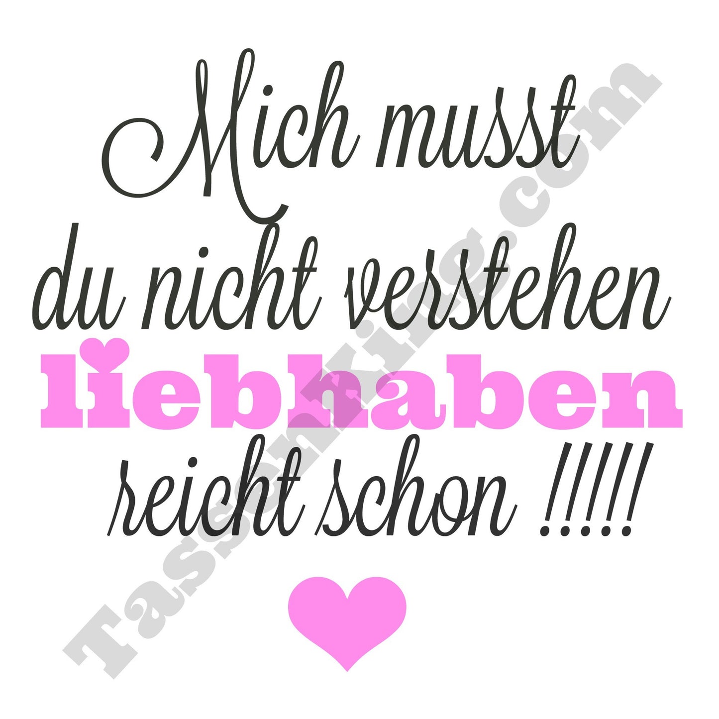 Mich musst du nicht verstehen... - Tasse