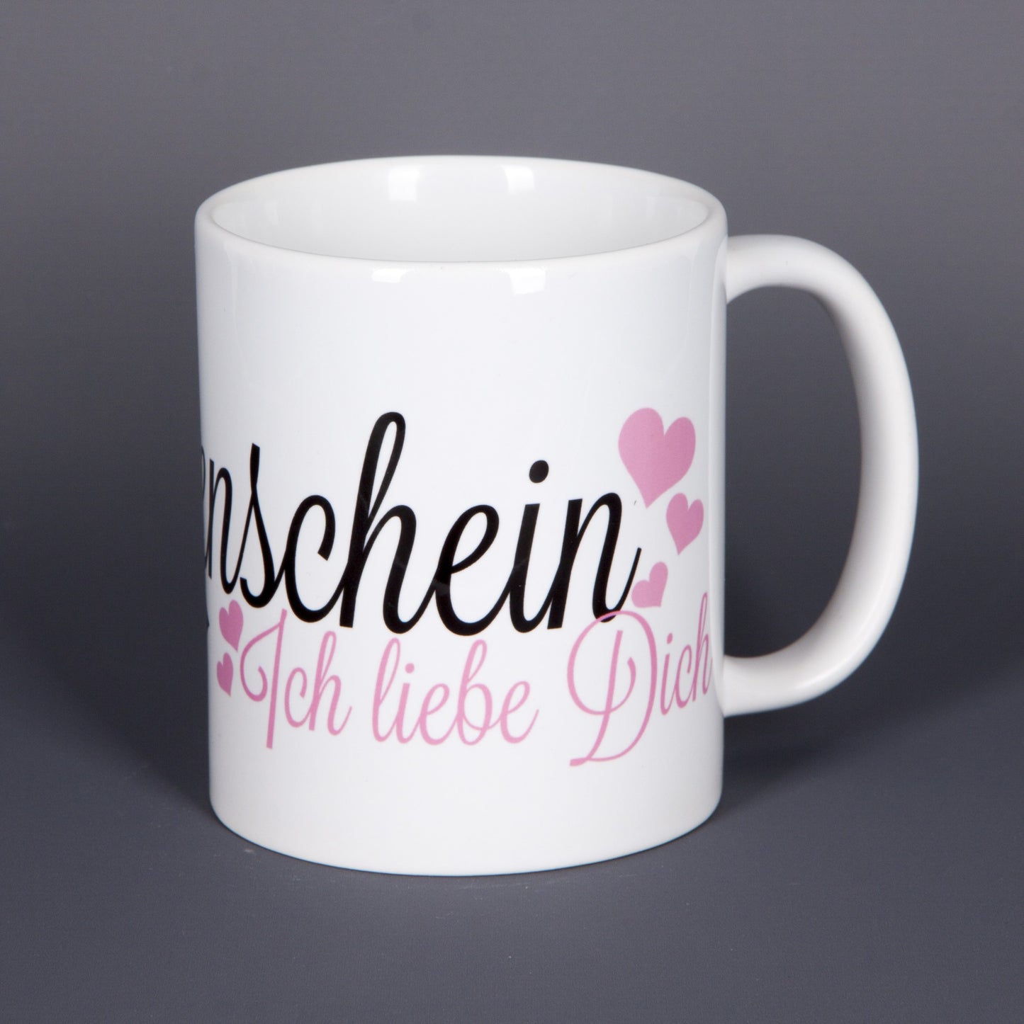 Sonnenschein - Ich liebe Dich - Tasse mit Spruch - bedruckte Tasse