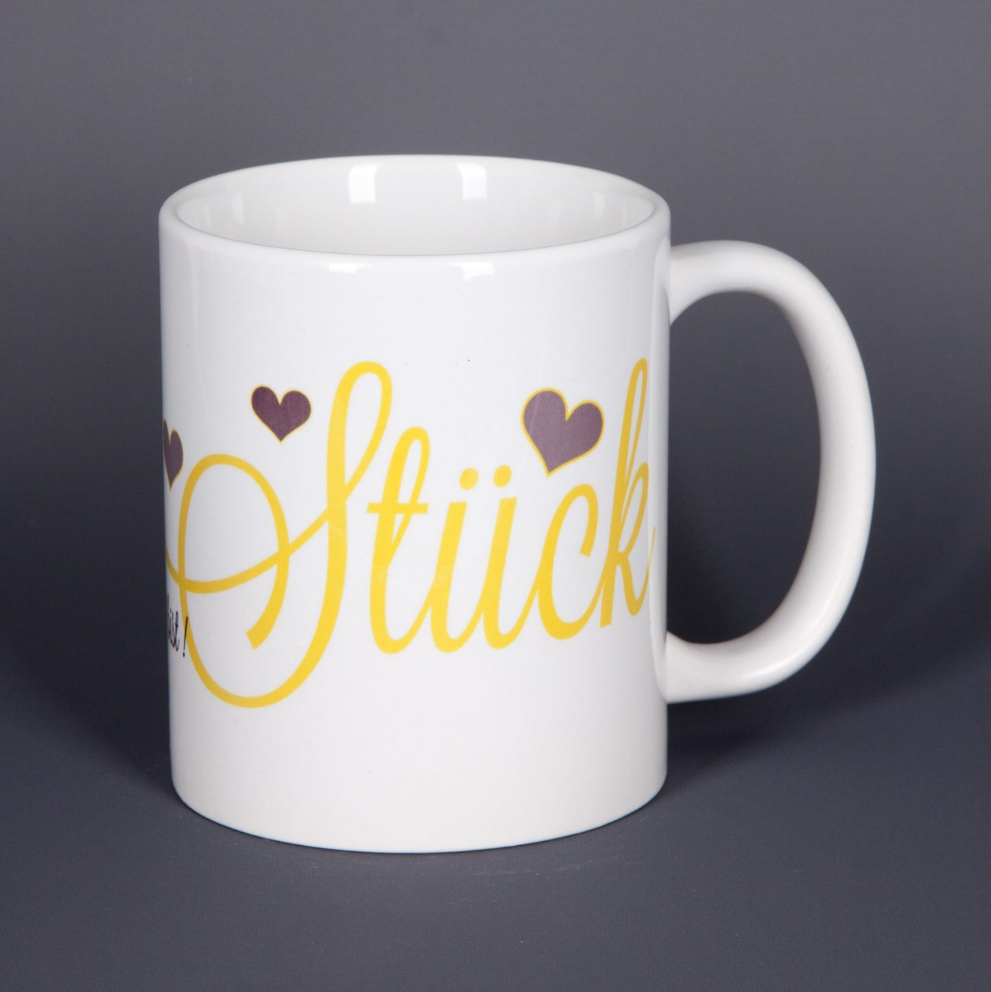 Goldstück - Tasse mit Spruch - bedruckte Tasse