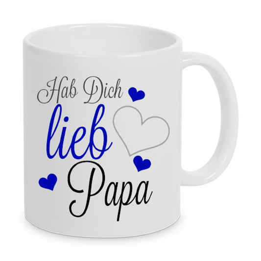 Hab Dich lieb Papa - Tasse