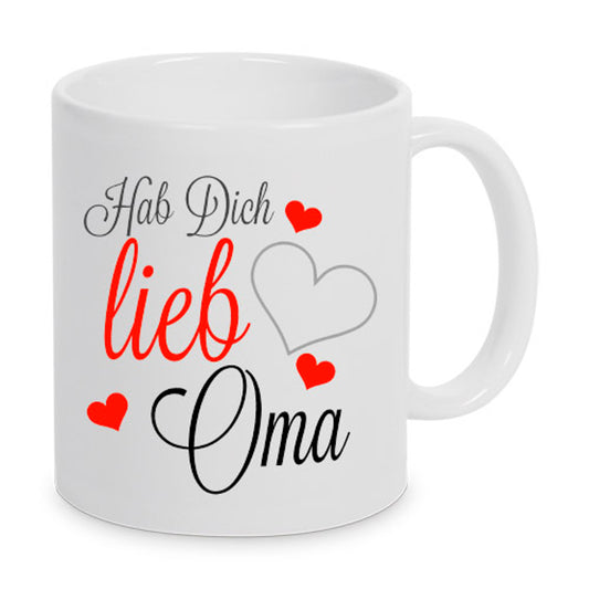 Hab Dich lieb Oma - Tasse