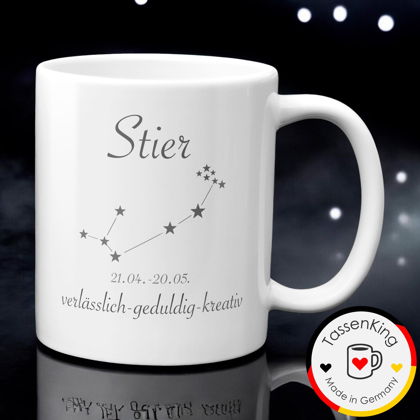 Sternzeichen Stier - Tasse