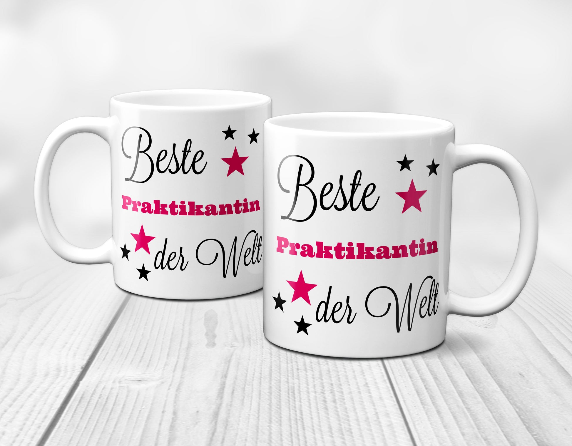 Beste Praktikantin der Welt - Tasse, Kaffeetasse, Geschenk, Geschenkidee, Firma, Büro, 