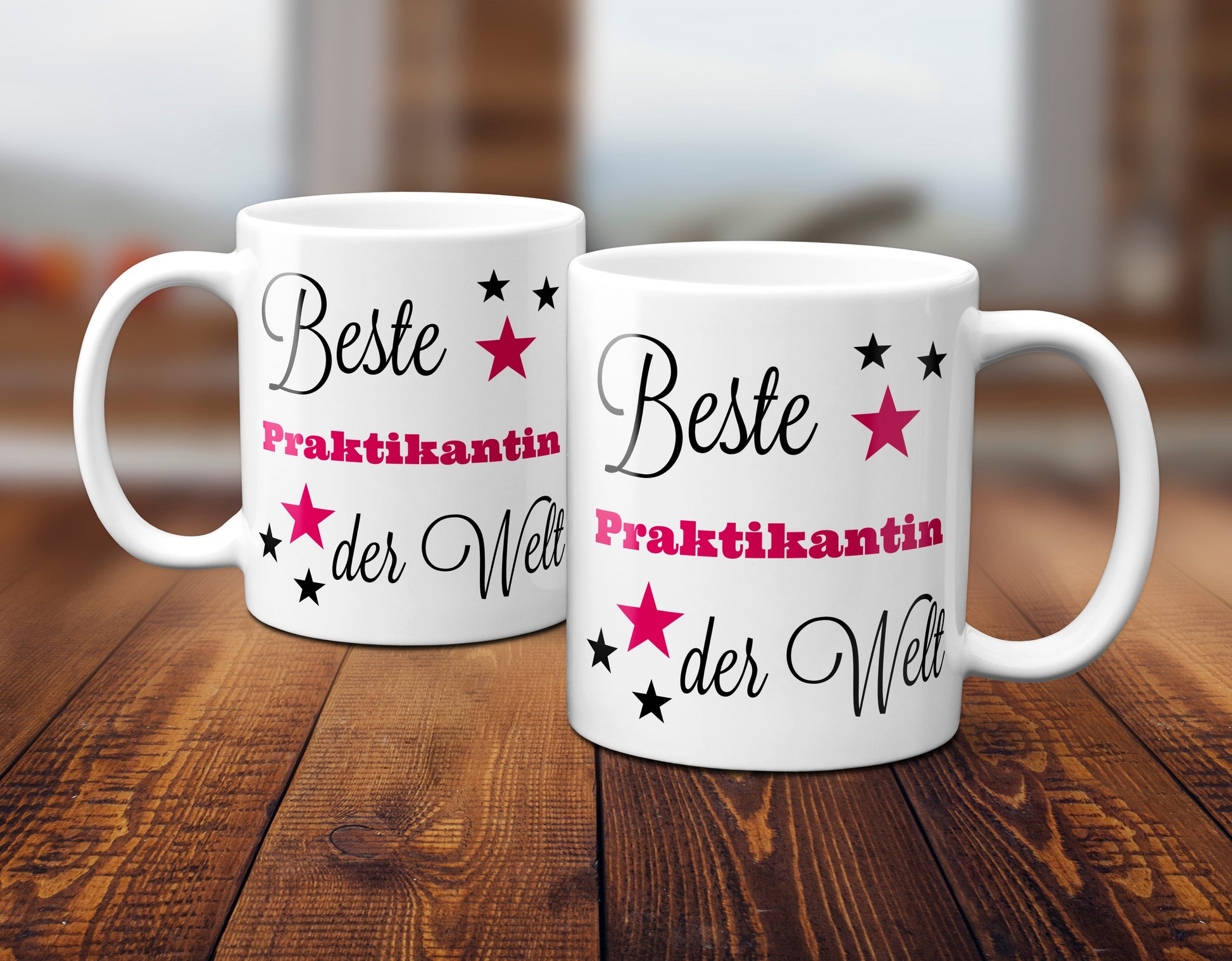 Beste Praktikantin der Welt - Tasse, Kaffeetasse, Geschenk, Geschenkidee, Firma, Büro, 
