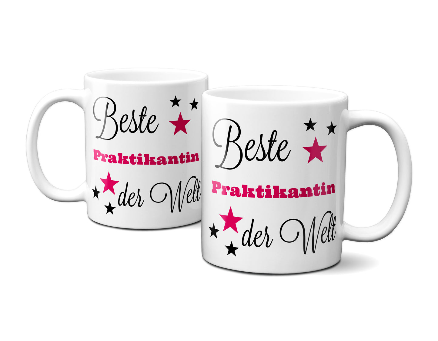 Beste Praktikantin der Welt - Tasse, Kaffeetasse, Geschenk, Geschenkidee, Firma, Büro, 
