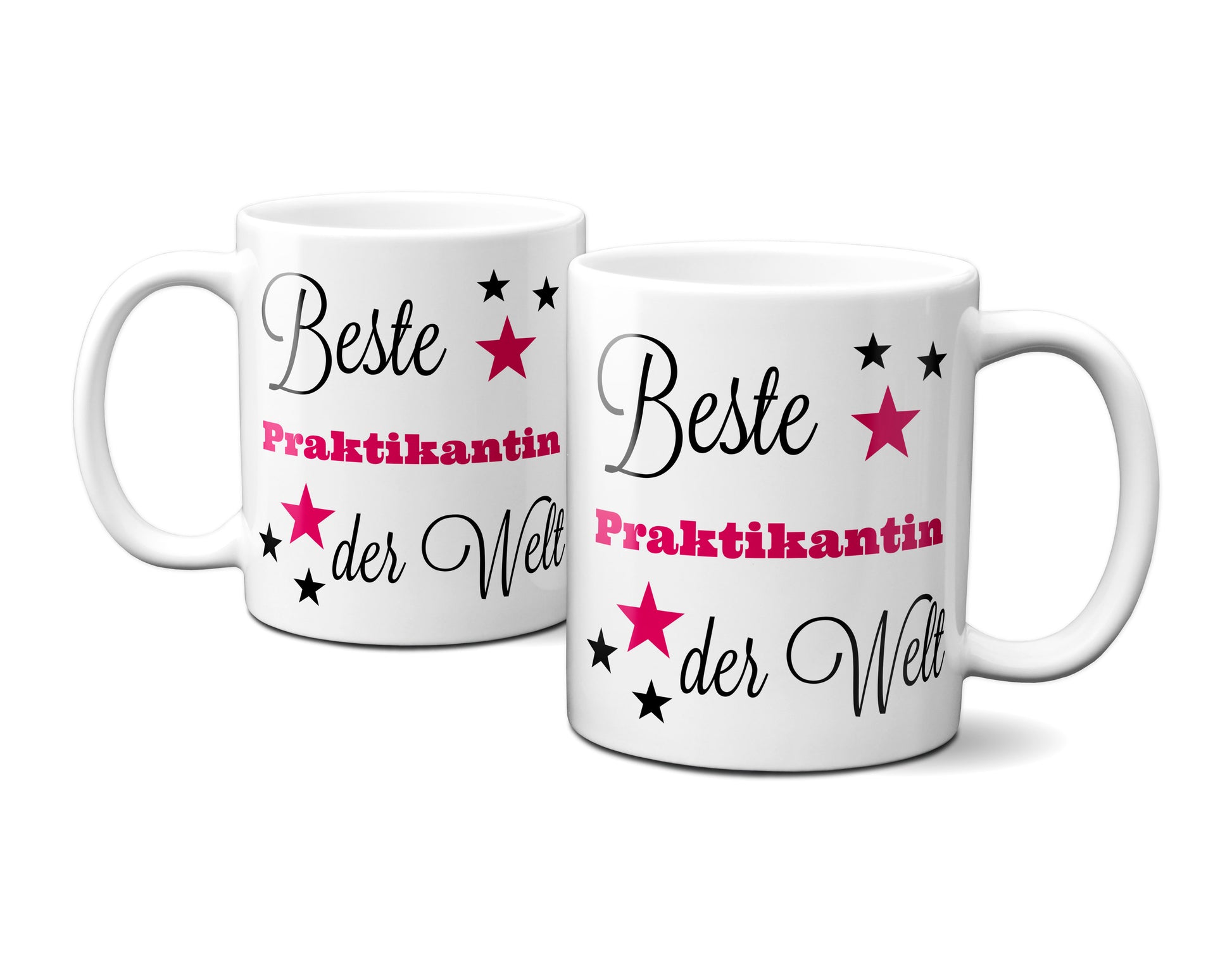 Beste Praktikantin der Welt - Tasse, Kaffeetasse, Geschenk, Geschenkidee, Firma, Büro, 