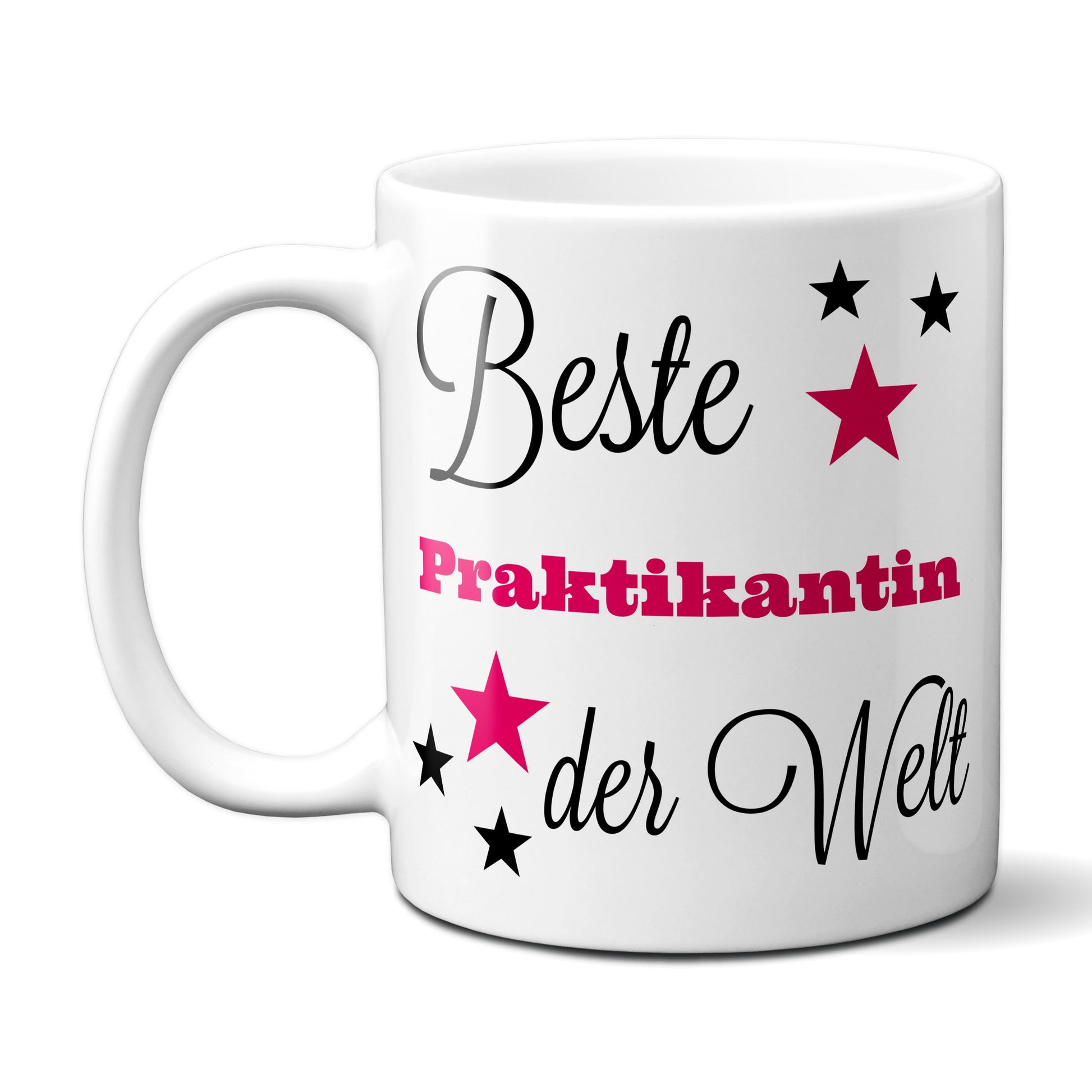Beste Praktikantin der Welt - Tasse, Kaffeetasse, Geschenk, Geschenkidee, Firma, Büro, 