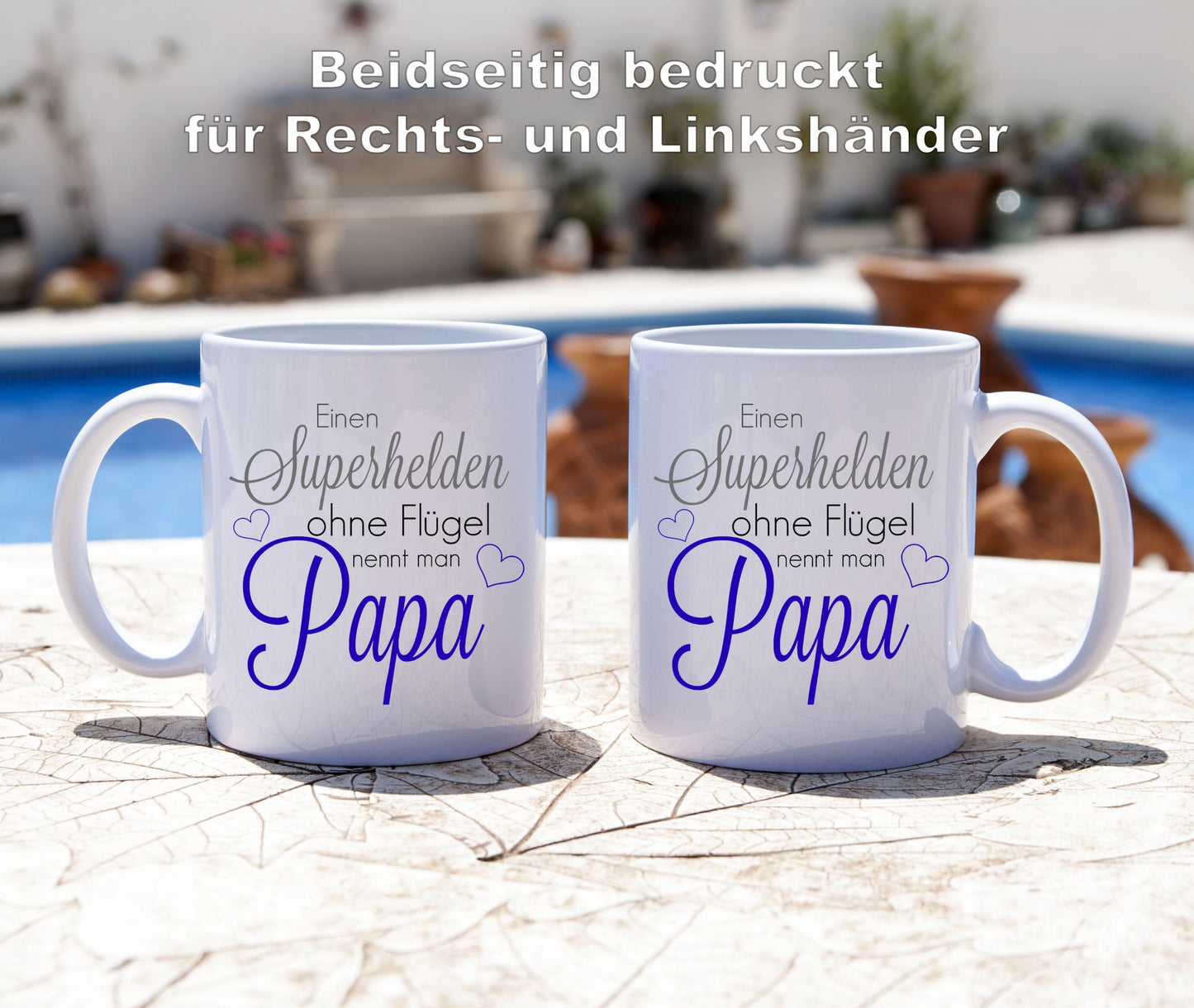 Einen Superheld ohne Flügel nennt man Papa - Tasse