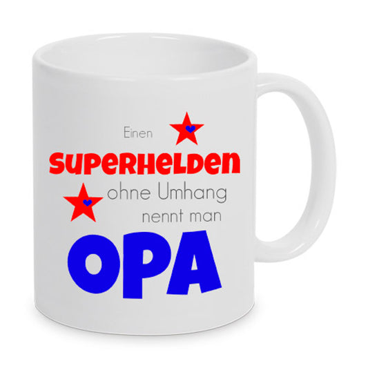 Einen Superheld ohne Umhang nennt man Opa - Tasse