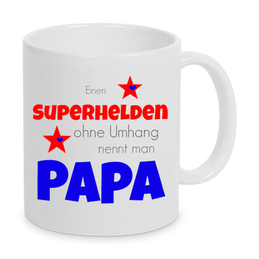Einen Superheld ohne Umhang nennt man Papa - Tasse