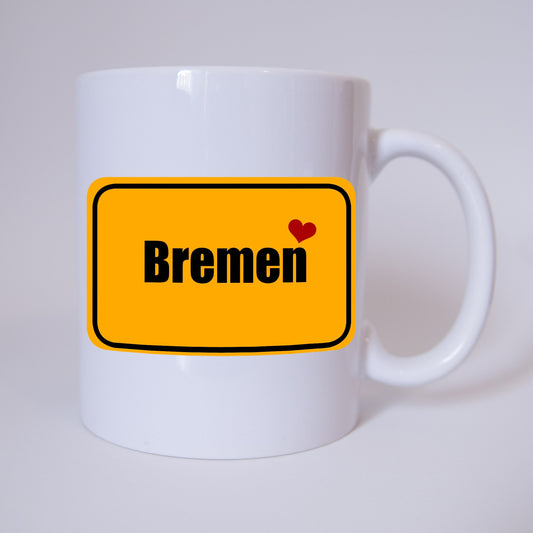 Sichere Dir jetzt deine exklusive "I love Bremen" Tasse... Bandneu bei TassenKing.com - Kaffetasse