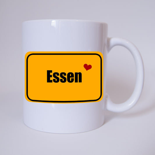 Sichere Dir jetzt deine exklusive "I love Essen" Tasse... Bandneu bei TassenKing.com - Kaffetasse