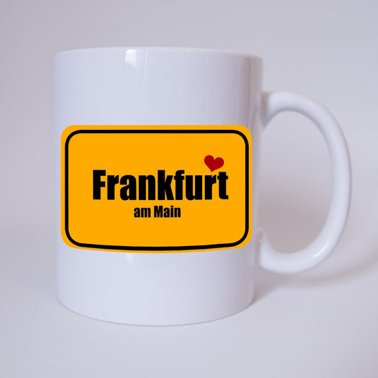 Sichere Dir jetzt deine exklusive "I love Frankfurt am Main" Tasse... Bandneu bei TassenKing.com - Kaffetasse