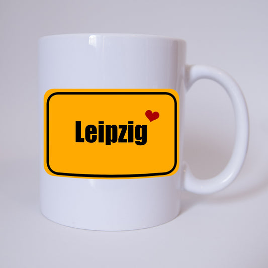 Sichere Dir jetzt deine exklusive "I love Leipzig" Tasse... Bandneu bei TassenKing.com - Kaffetasse
