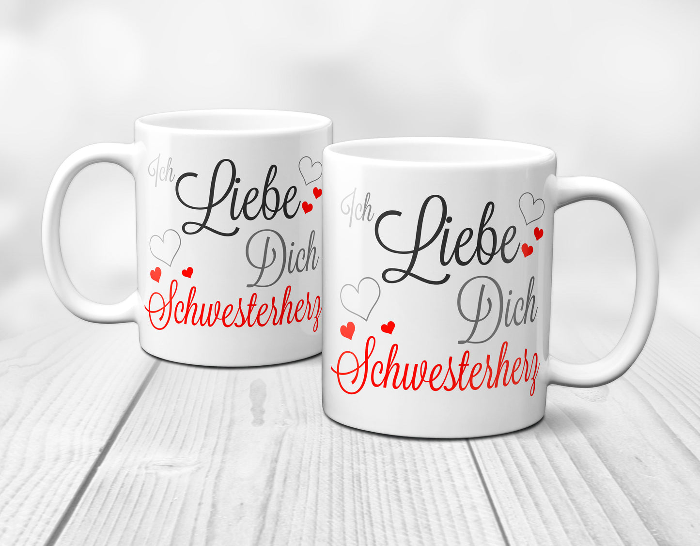 Ich liebe Dich Schwesterherz - Tasse
