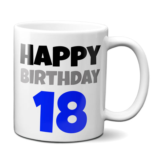 Happy Birthday 18 - Tasse