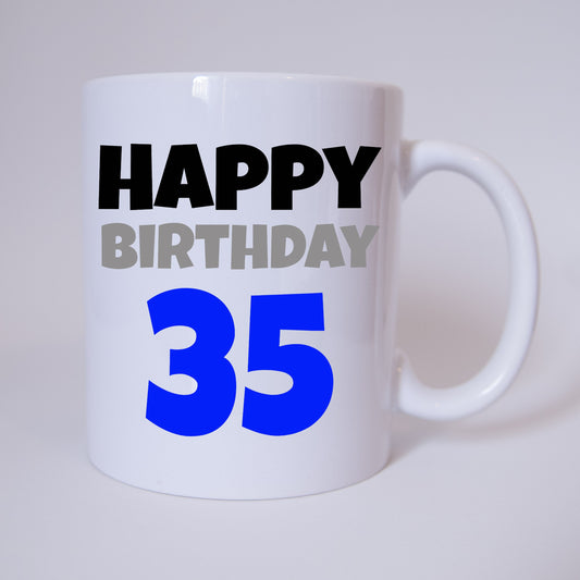 Happy Birthday 35 - Tasse