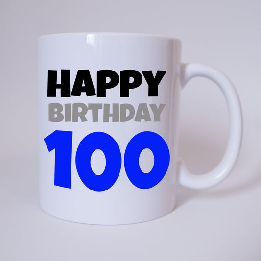 Happy Birthday 100 - Tasse