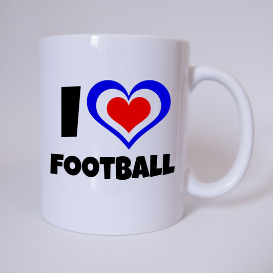 I Love Fussball - Frankreich - Fussball - Tasse - Fan Tasse
