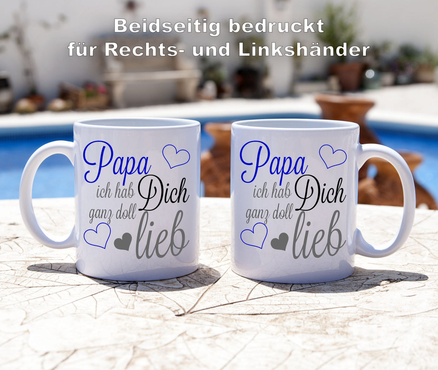 Papa ich hab dich ganz doll lieb - Tasse