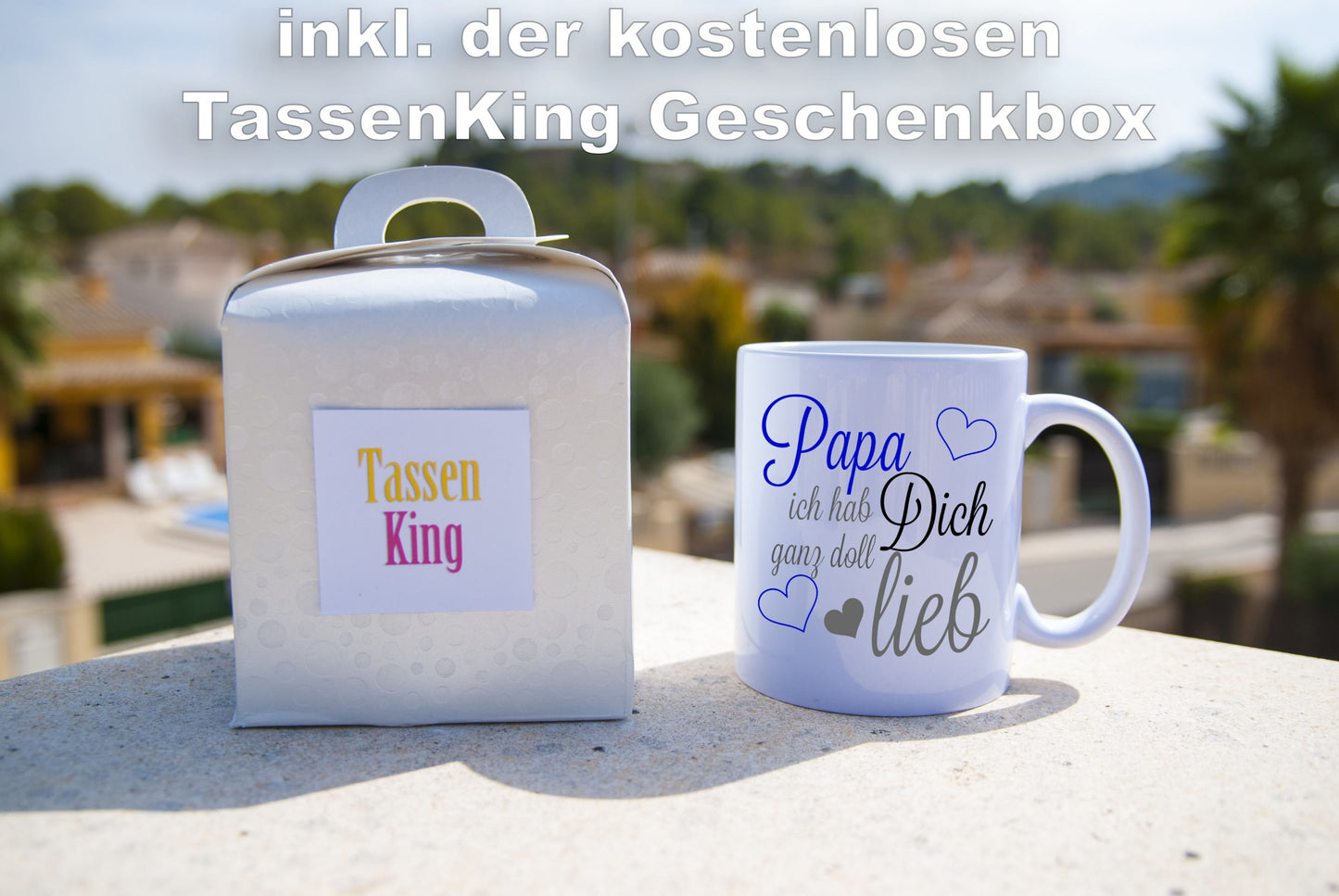 Papa ich hab dich ganz doll lieb - Tasse