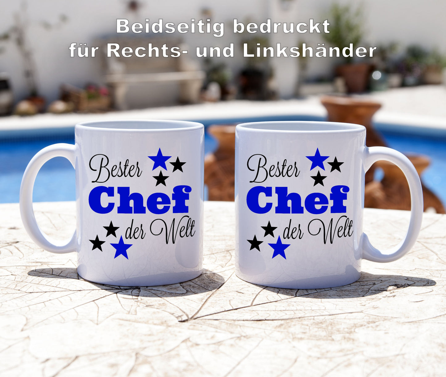 Bester Chef der Welt - Tasse - Kaffeebecher