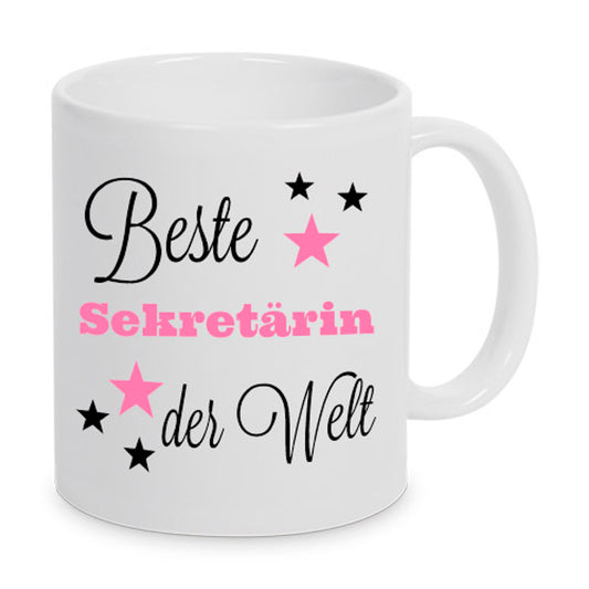 Beste Sekretärin der Welt - Tasse - Kaffeebecher