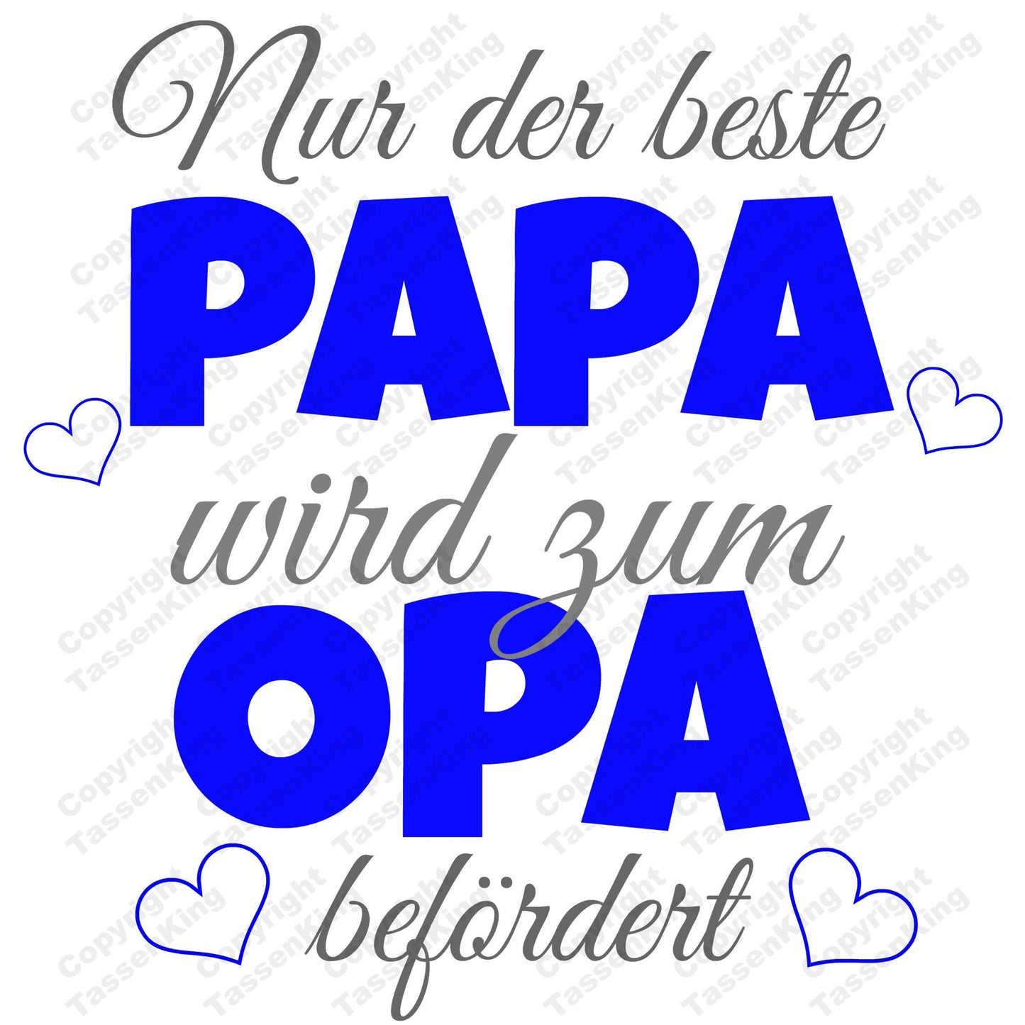 Nur der beste Papa wird zum Opa befördert - Tasse