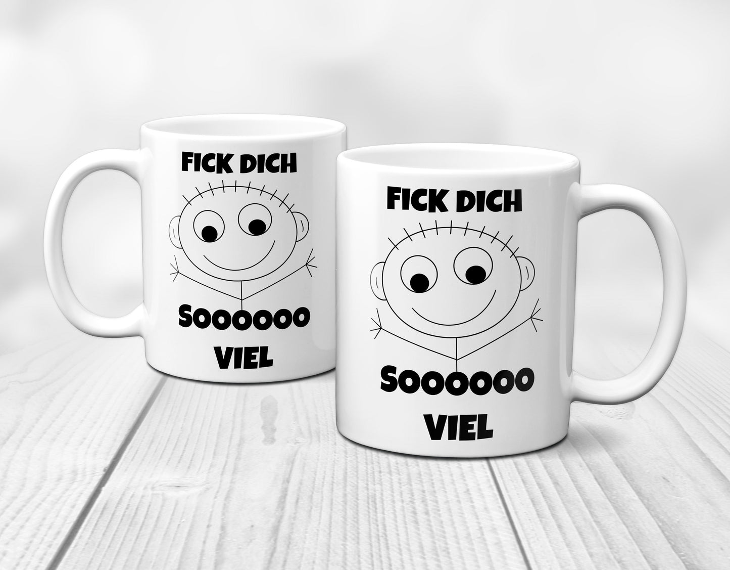 Fick Dich sooo viel - Tasse