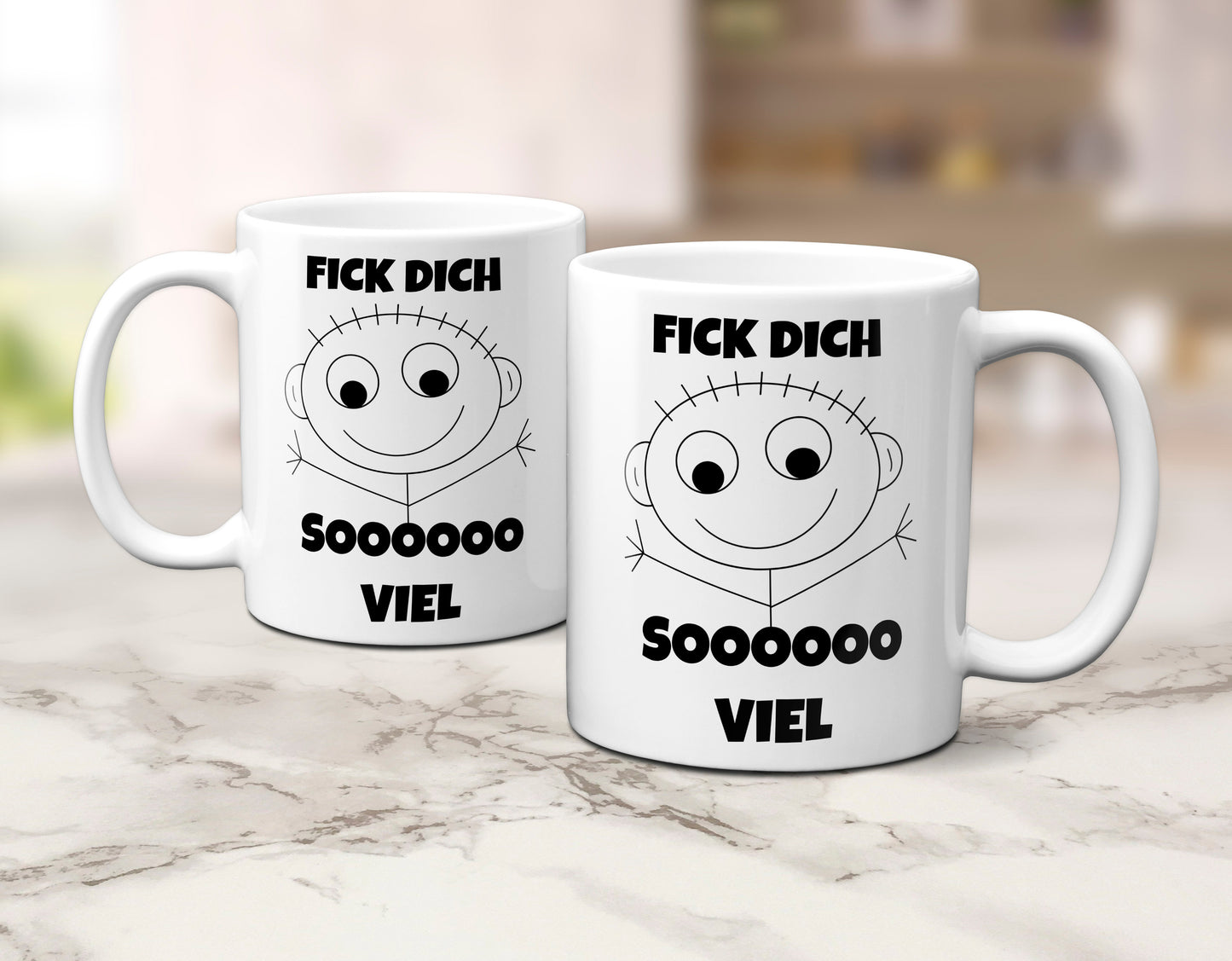 Fick Dich sooo viel - Tasse