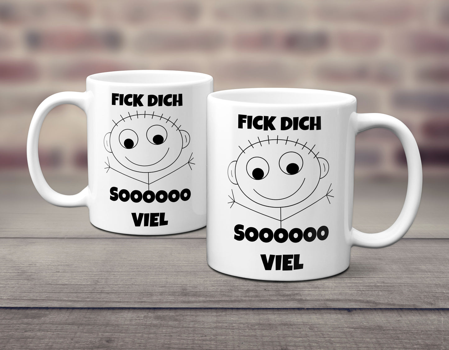 Fick Dich sooo viel - Tasse
