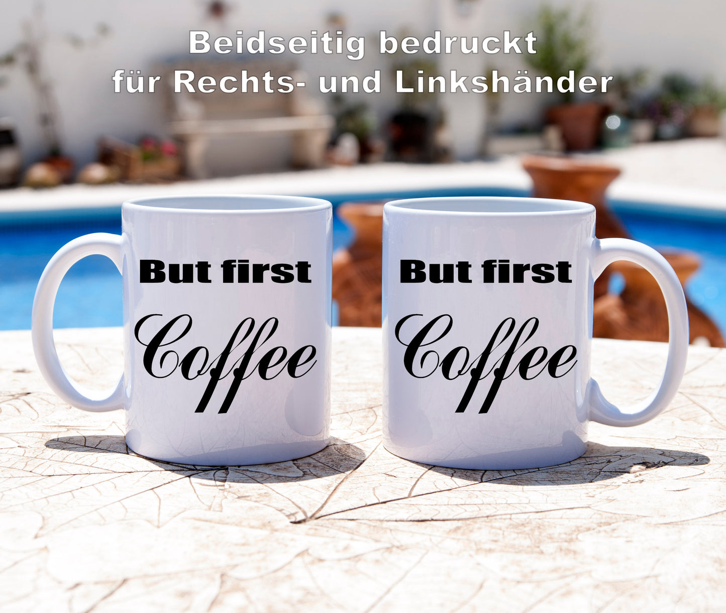 But first... Coffee - Tasse - Kaffeebecher - Geschenk