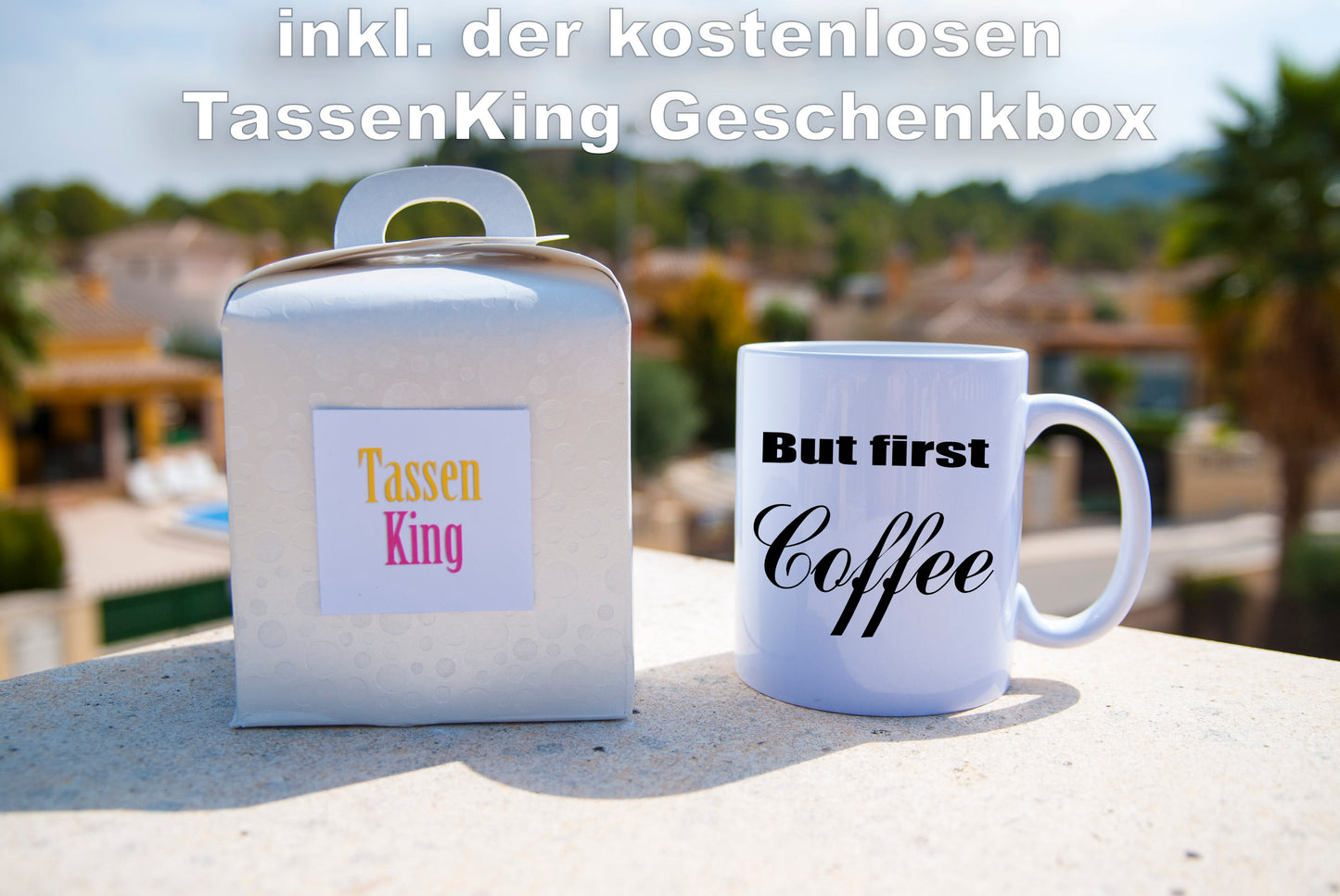 But first... Coffee - Tasse - Kaffeebecher - Geschenk