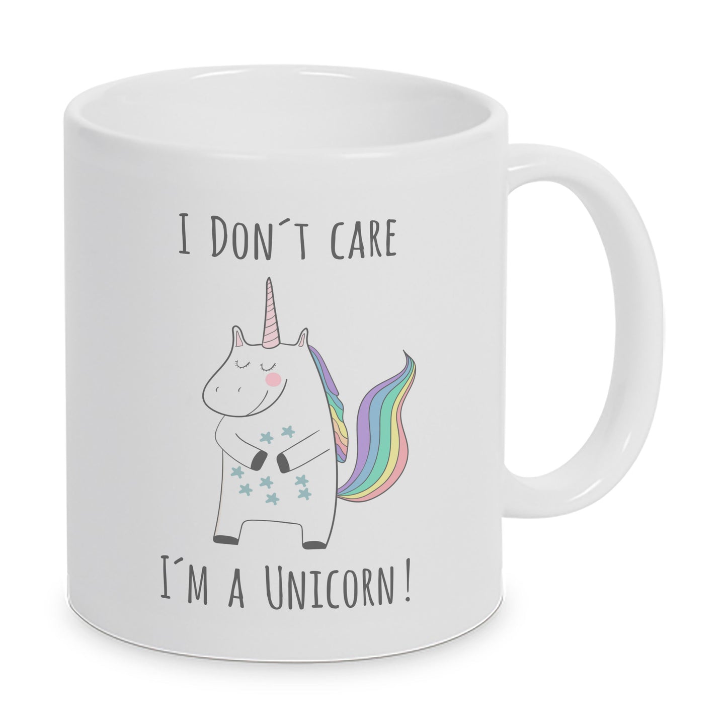 I don´t Care, I´m a Unicorn - Tasse - Kaffeebecher - Geschenk