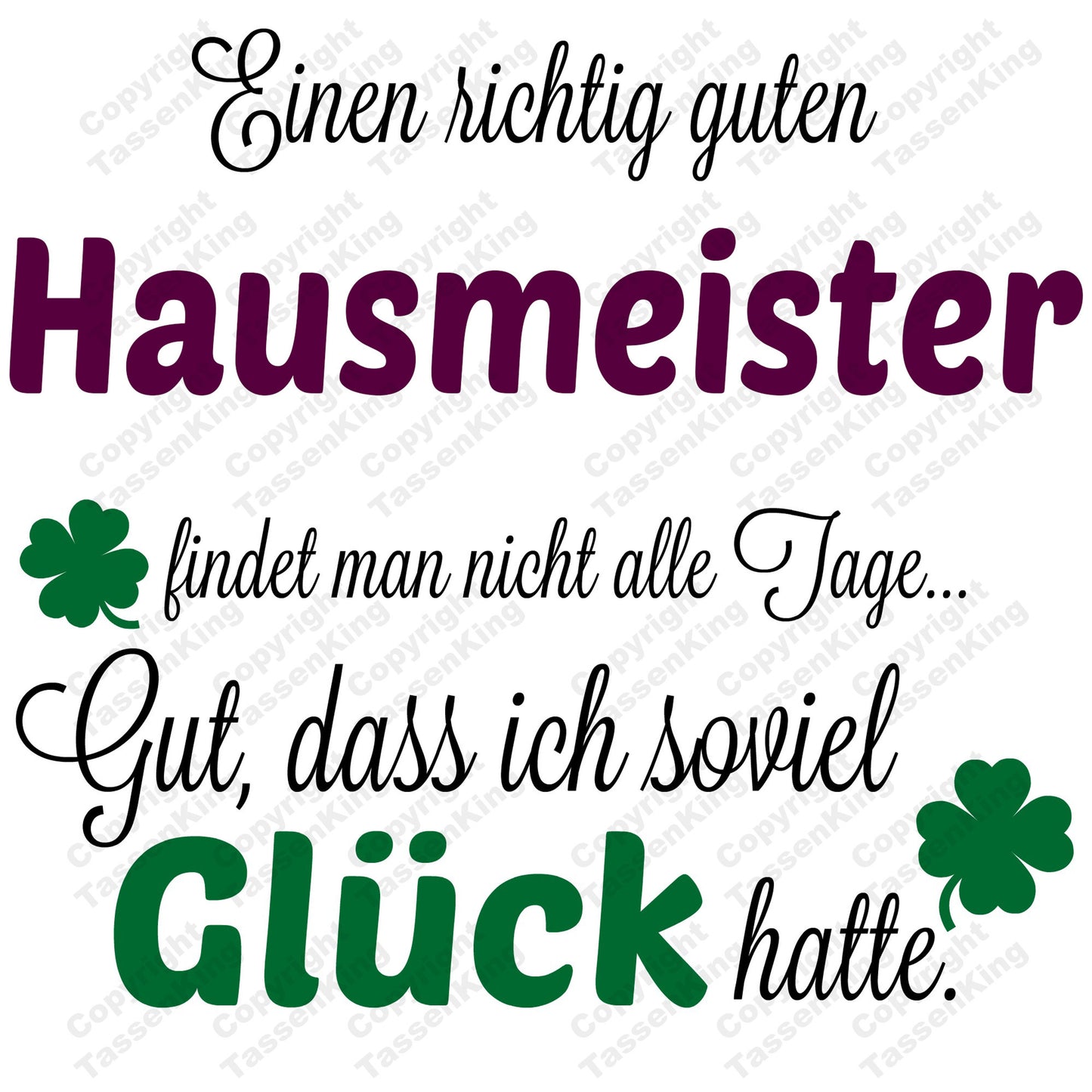 Einen guten Hausmeister... - Tasse - Kaffeebecher - Geschenk