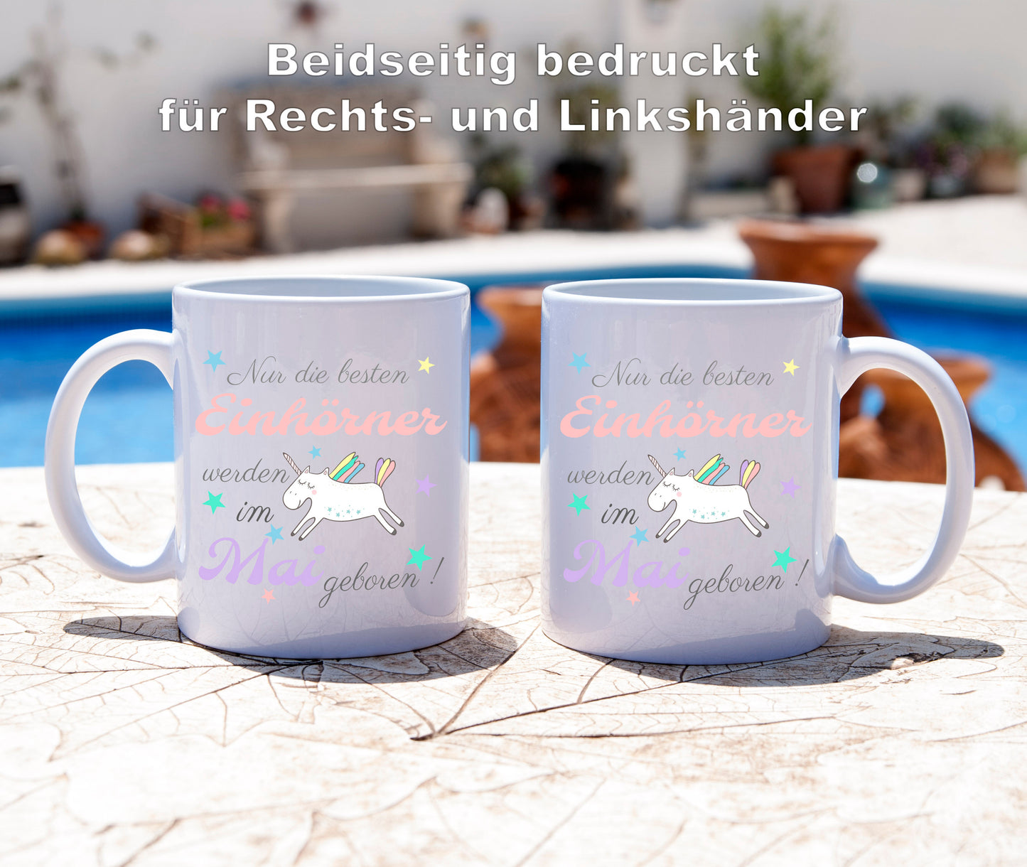 Nur die besten Einhörner werden im Mai geboren ! - Tasse