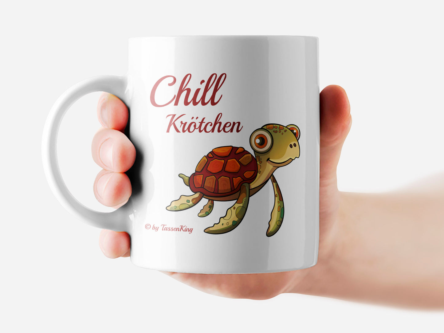 Chill Krötchen / Kaffeetasse mit süßer Schildkröte
