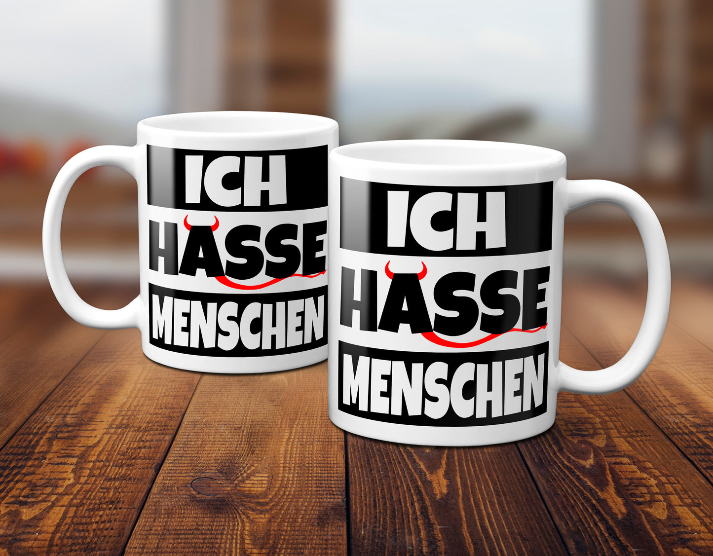 ICH HASSE MENSCHEN - Tasse - Kaffeebecher - Geschenk